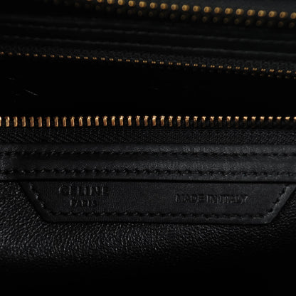 Celine Smooth Calfskin Mini Luggage Black 6 of 7