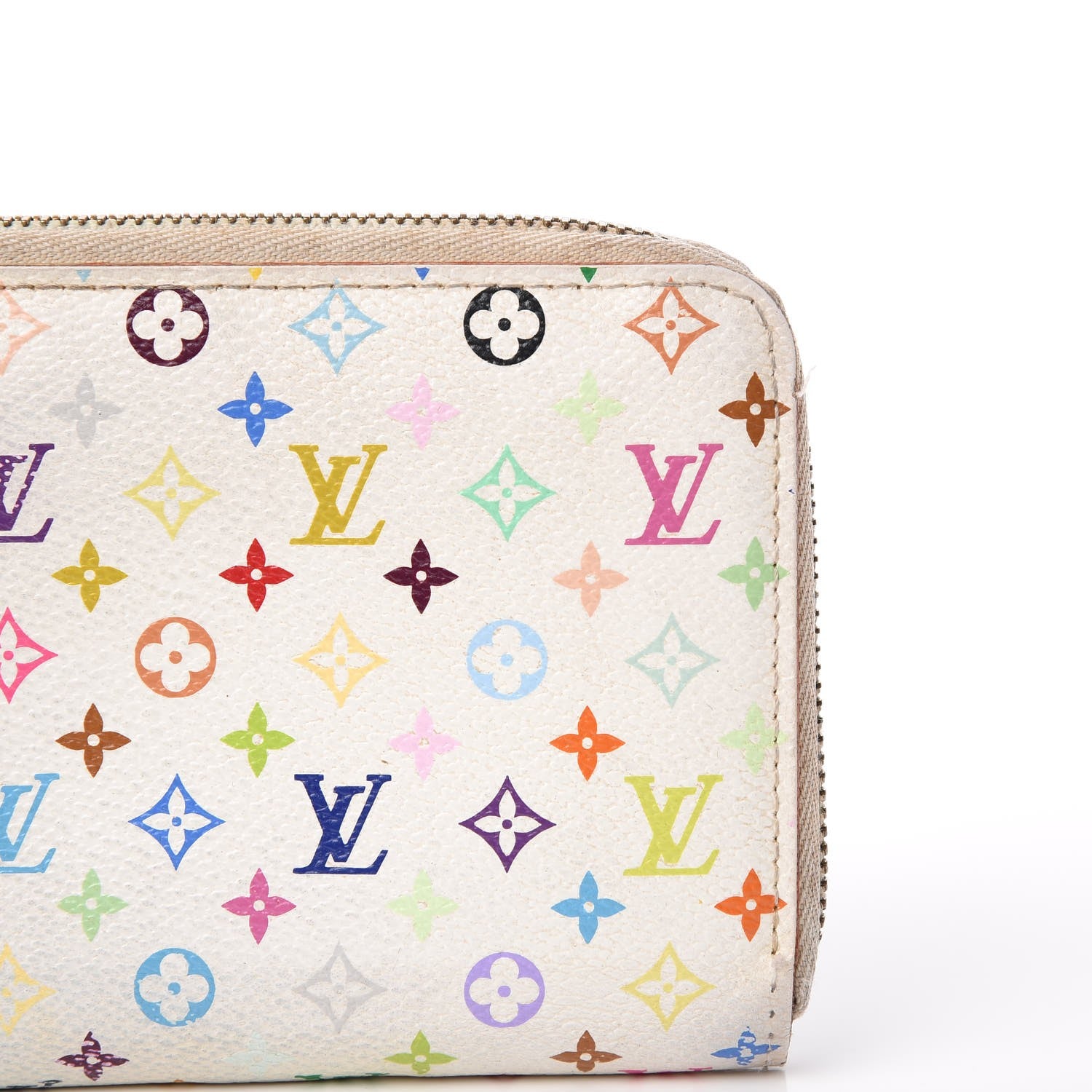 Louis Vuitton Monogram Multicolor Zippy Wallet White 8 of 22