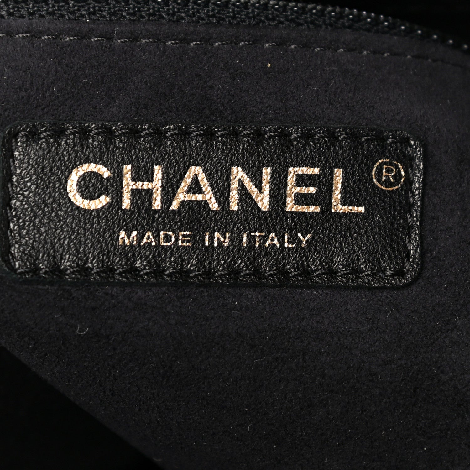 Chanel Calfskin Stitched Small Paris Rome Drawstring CC Bag Black 6 of 17