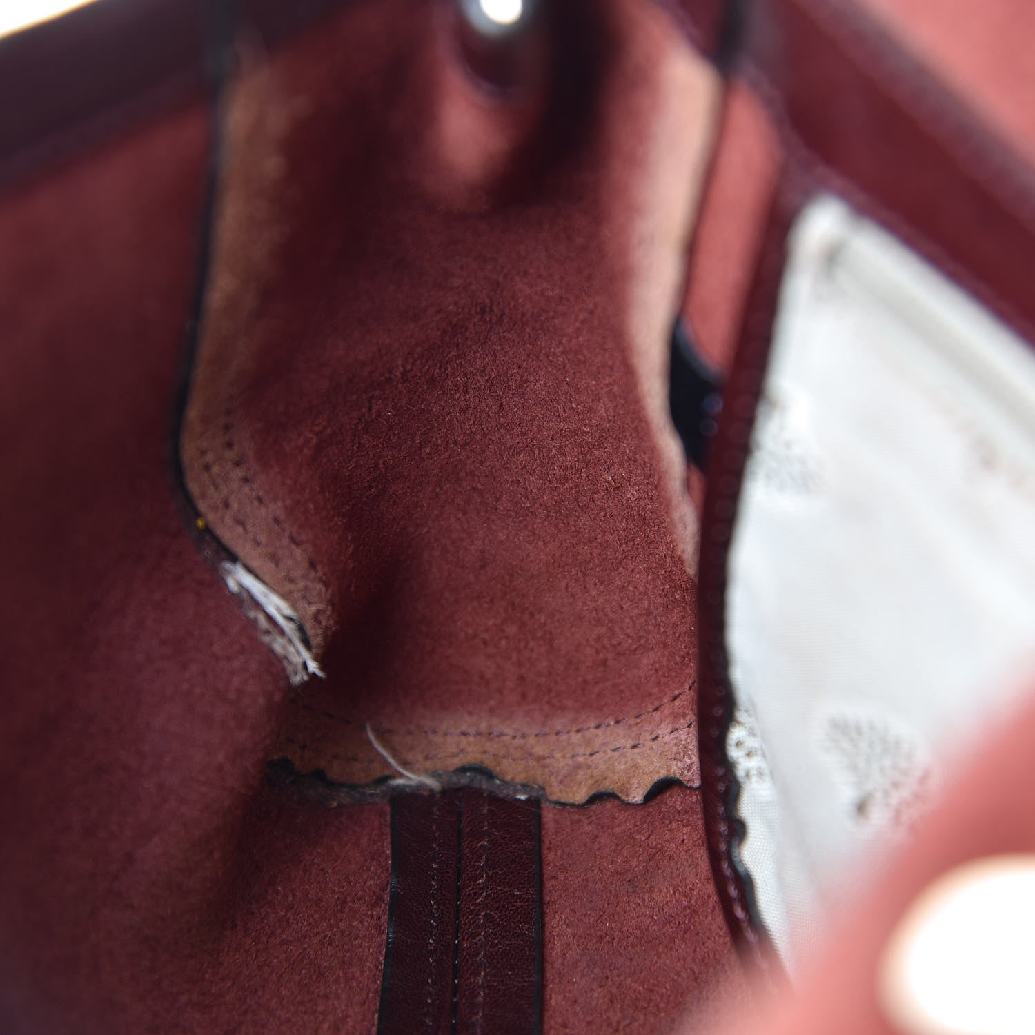 Mulberry Natural Vegetable Tanned Small Lily Flap Oxblood 7 of 11