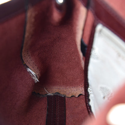Mulberry Natural Vegetable Tanned Small Lily Flap Oxblood 7 of 11
