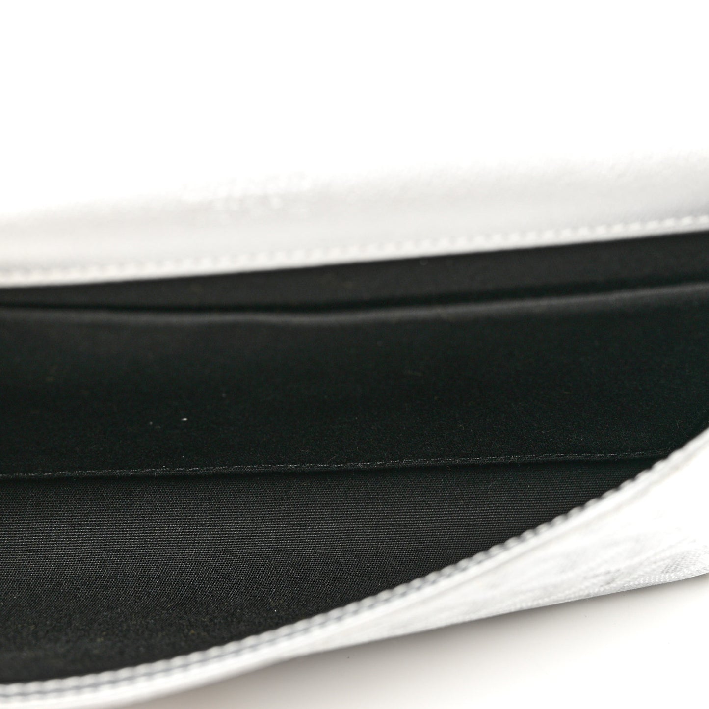 Goyardine Monte Carlo Bois Clutch With Strap Silver