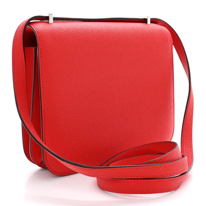 Hermes Epsom Enamel Constance 18 Rouge de Coeur Mauve Sylvestre 3 of 11