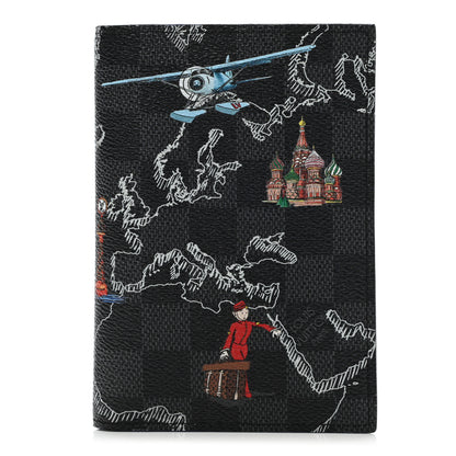 Louis Vuitton Damier Graphite Map Passport Cover 1 of 6