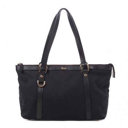 Gucci Monogram Medium Abbey Tote Black 1 of 9