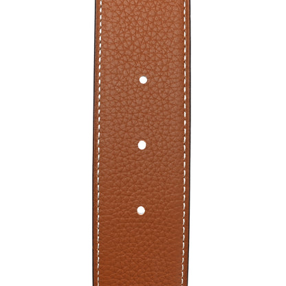Hermes Box Togo 32mm H Belt 85 Black Gold 6 of 9