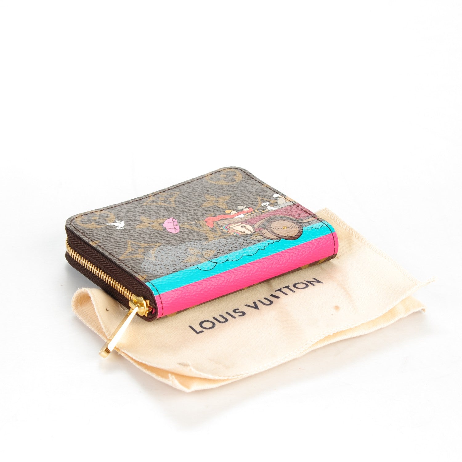 Louis Vuitton Monogram 2015 Christmas Animation Zippy Coin Purse 4 of 7