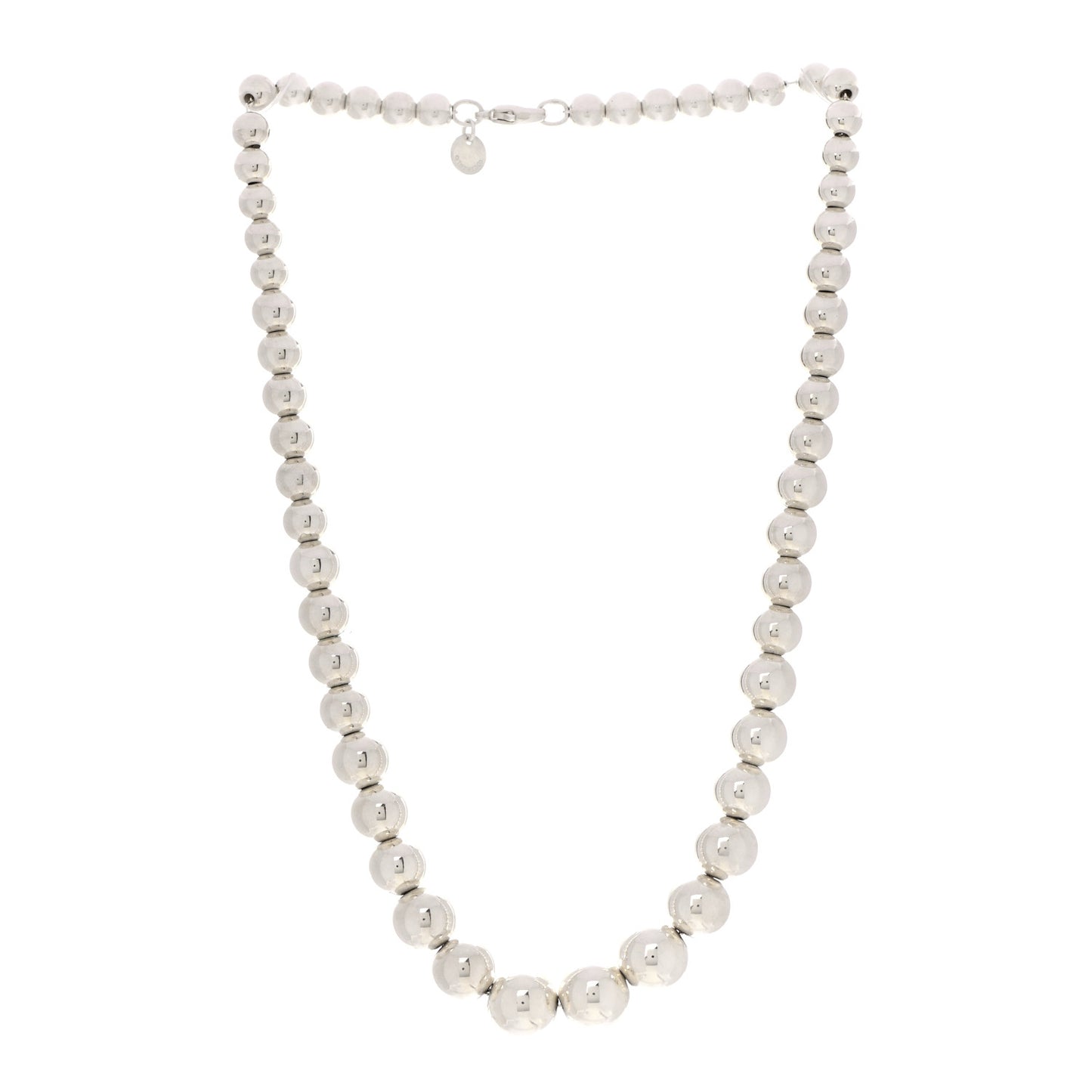 Sterling Silver HardWear Graduated Ball Necklace