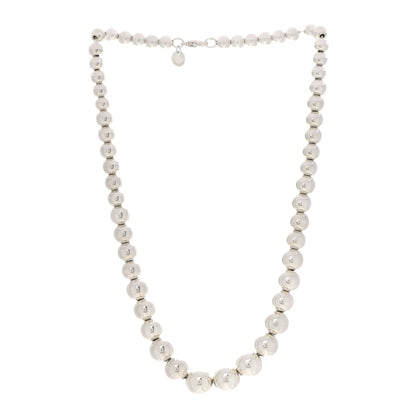 Tiffany Sterling Silver HardWear Graduated Ball Necklace 3 of 6