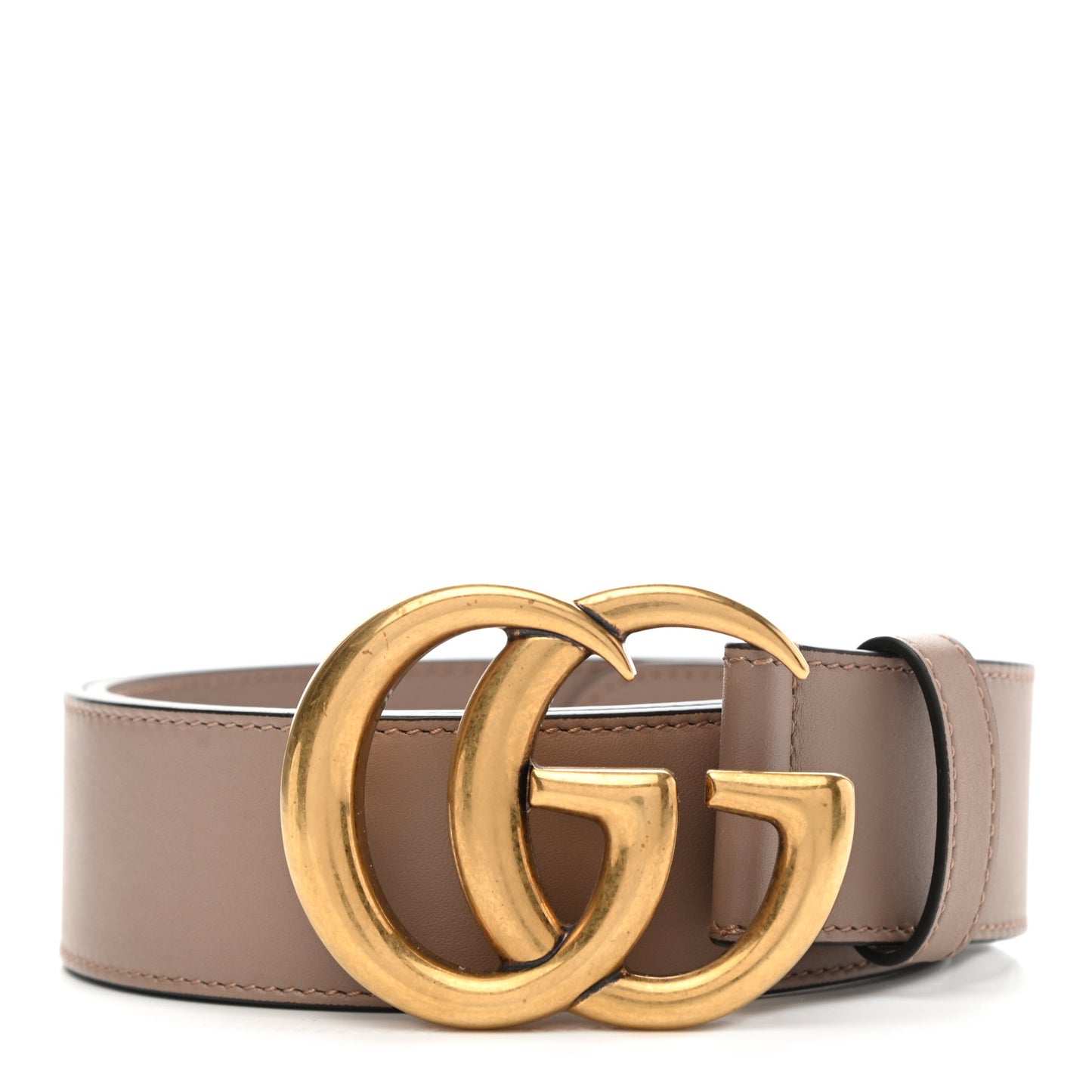 Calfskin Double G 40mm Belt 85 34 Porcelain Rose