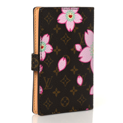 Louis Vuitton Monogram Cherry Blossom Carnet de Bal Mini Agenda Cover Brown 3 of 8
