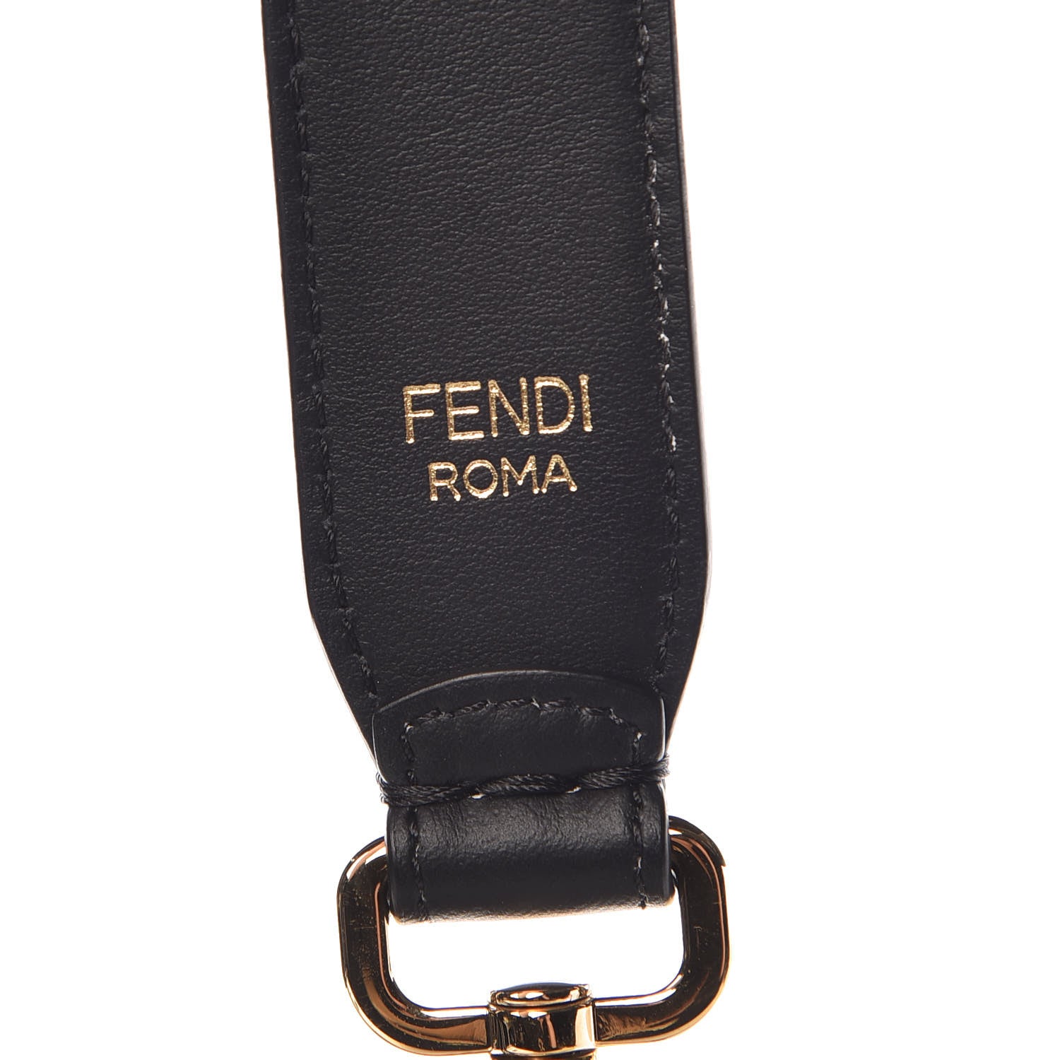 Fendi TPU FF Vitello Century Plexiglass Medium Runaway Shopper Tote Black 8 of 8