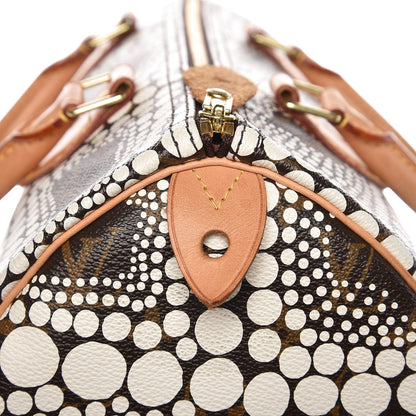 Louis Vuitton Monogram Kusama Town Speedy 30 White 19 of 19