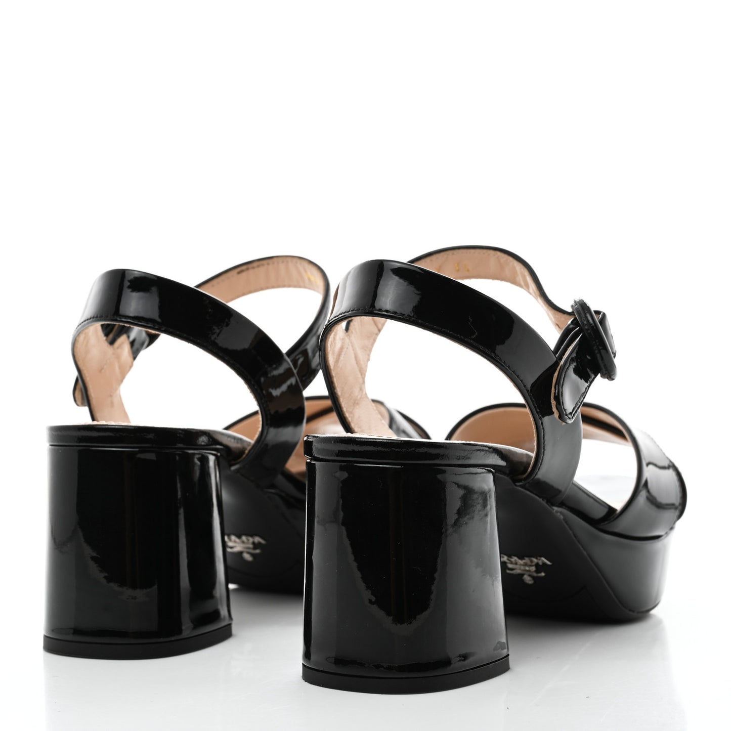 Vernice Crisscross Platform 20/65mm Sandals 35 Black