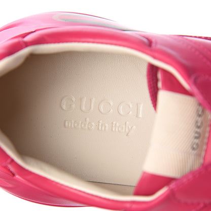 Gucci Calfskin Logo Mens Rhyton Sneakers 7.5 Box Pink 8 of 10