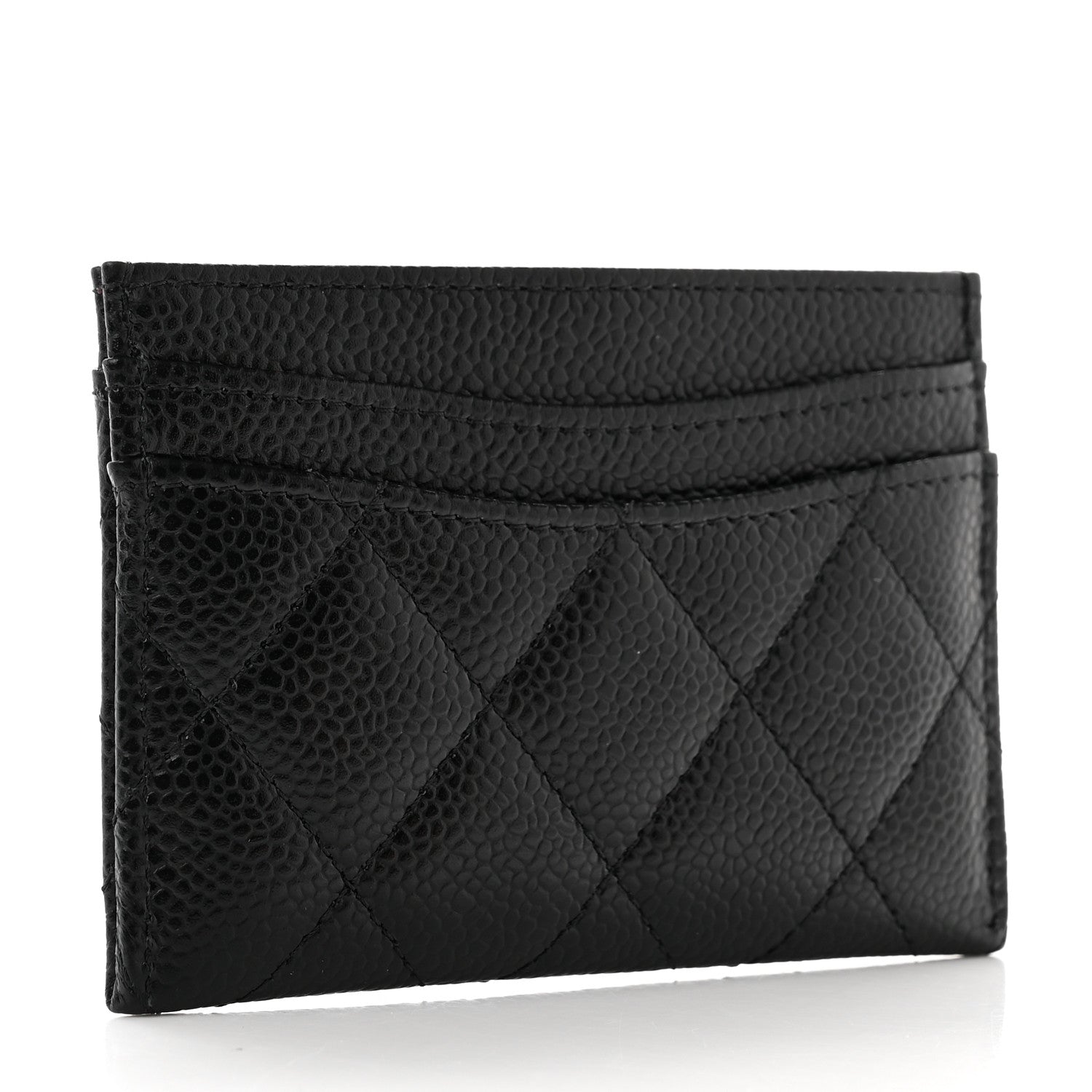 Chanel Caviar Quilted Card Holder Black 3 of 9