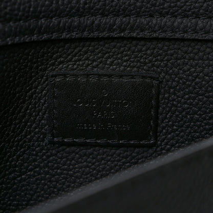 Louis Vuitton Grained Calfskin Aerogram Takeoff Slingbag Black 6 of 8
