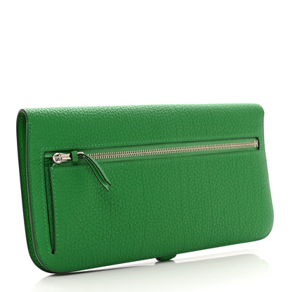 Hermes Togo Dogon Recto Verso Wallet Bambou 3 of 8