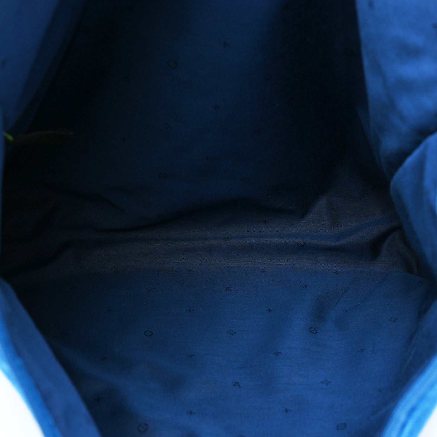 Cotton Monogram Beach Towel Blue