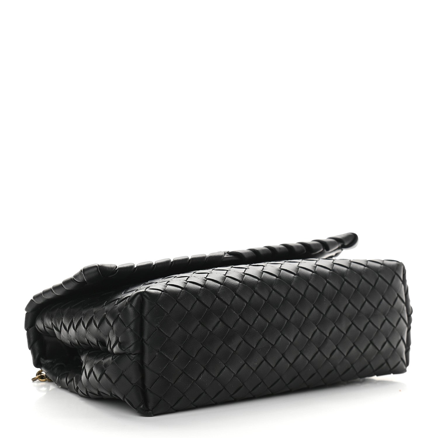 Bottega Veneta Nappa Intrecciato Baby Olimpia Shoulder Bag Black 4 of 8
