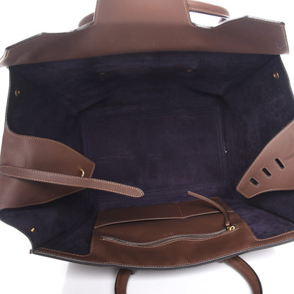 Celine Natural Calfskin Medium Tie Knot Tote Acajou 6 of 13