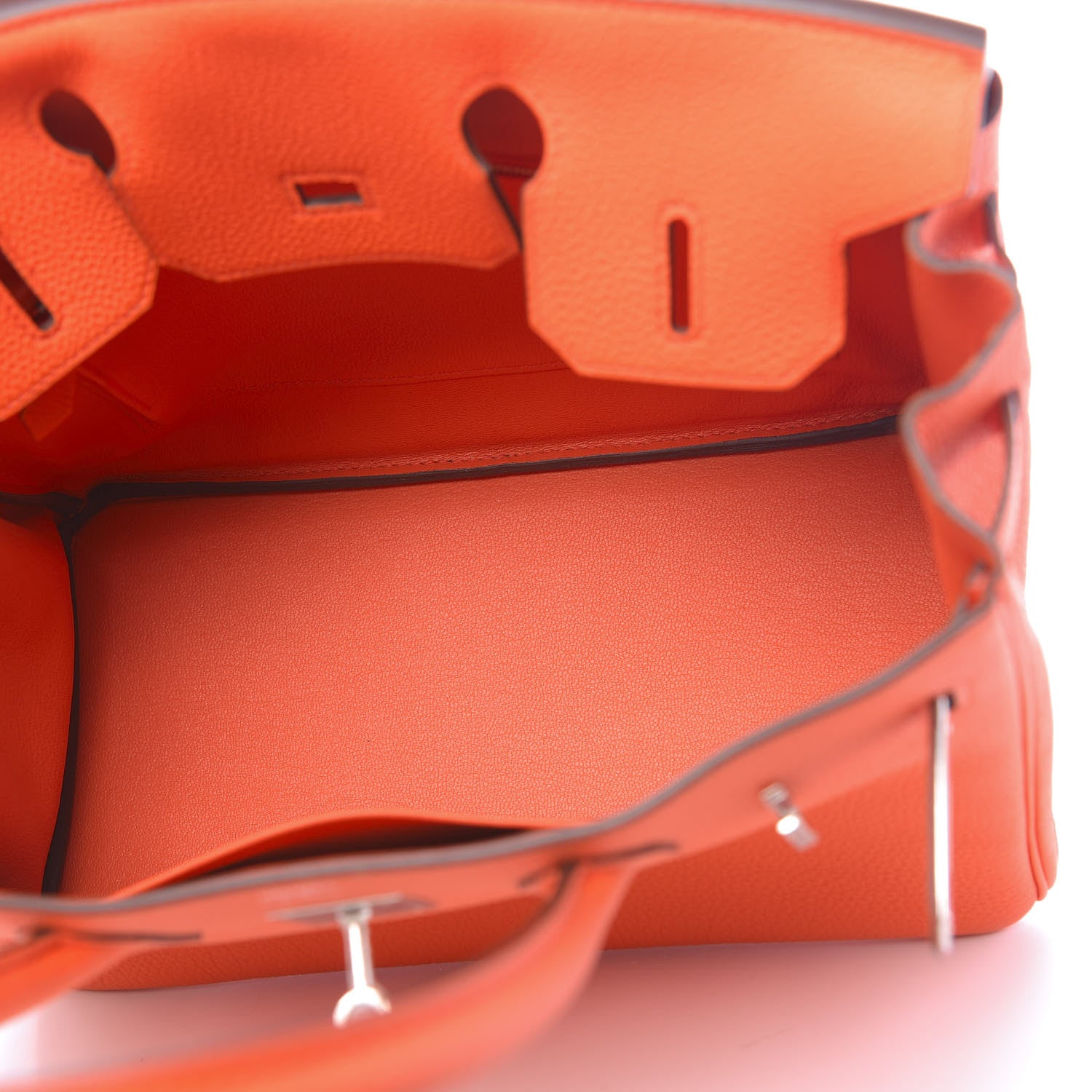 Hermes Togo Birkin 30 Orange Poppy 5 of 11