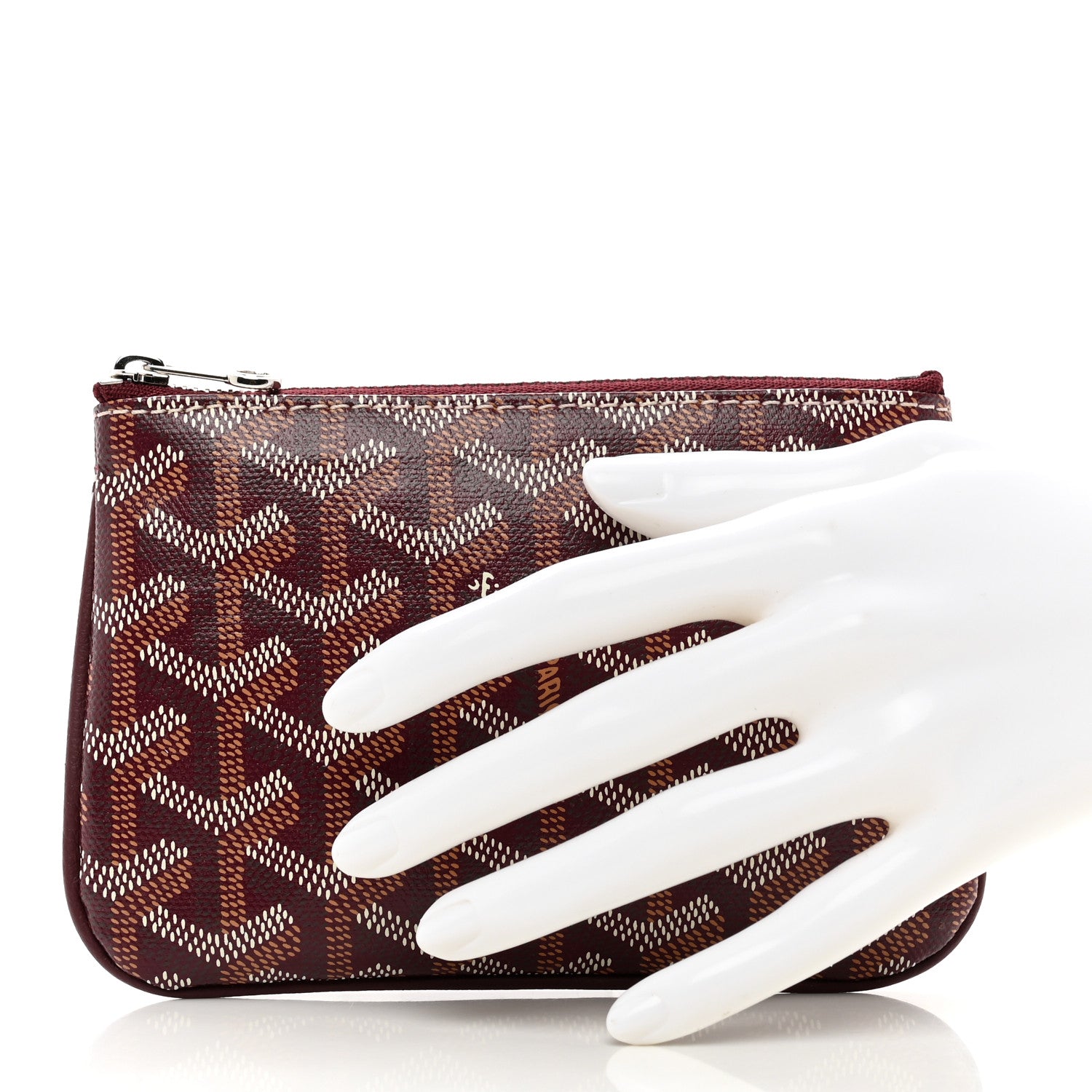 Goyard Goyardine Mini Senat Pochette Burgundy 2 of 7