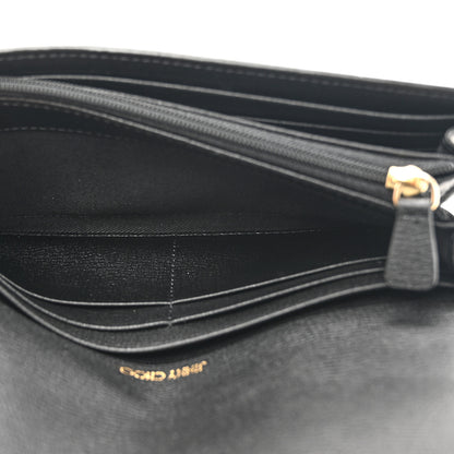 Jimmy Choo Grainy Calfskin Martina Continental Wallet Black 5 of 6