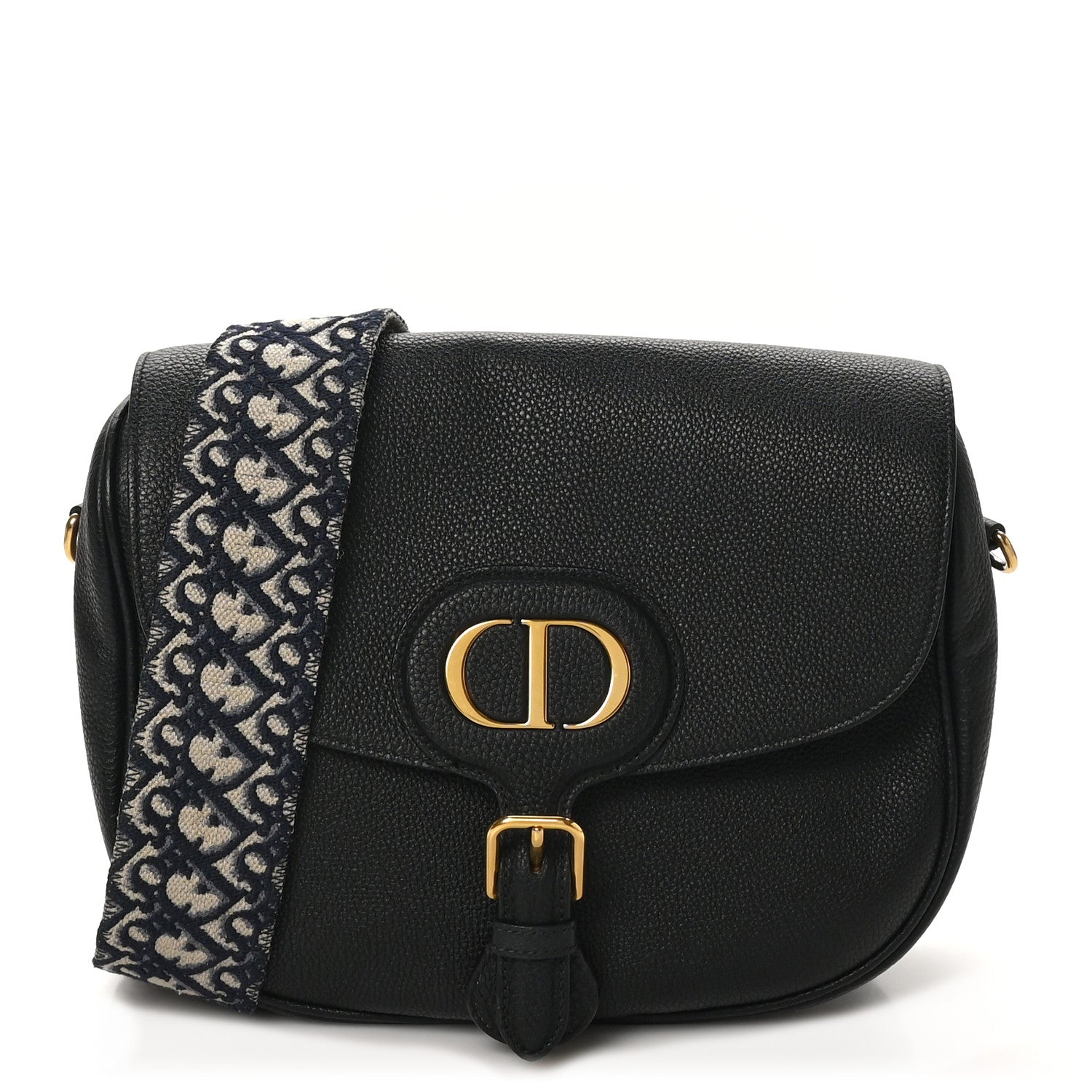 Christian Dior Grained Calfskin Large Bobby Flap Black 1 of 10