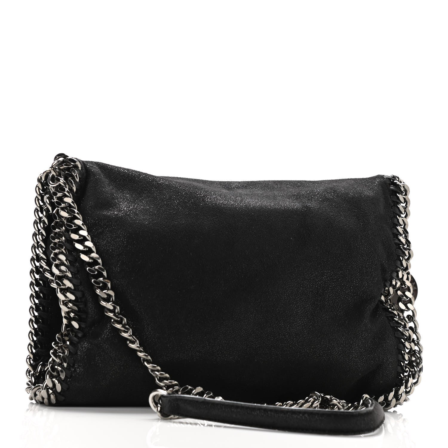 Stella McCartney Shaggy Deer Falabella Messenger Black 3 of 9