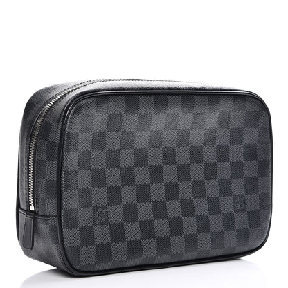 Louis Vuitton Damier Graphite Toilet Pouch GM 3 of 7