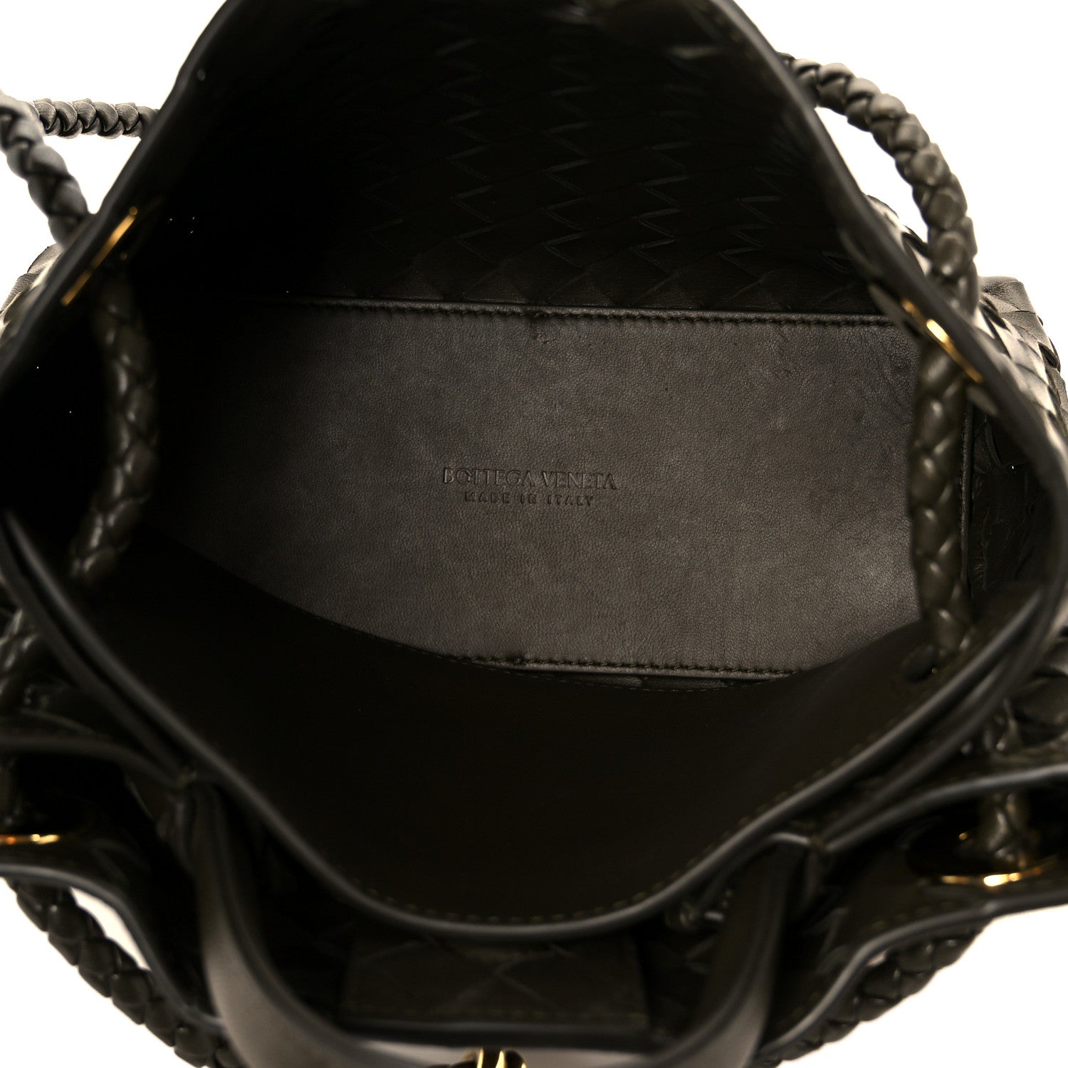 Bottega Veneta Nappa Intrecciato Small Andiamo Shoulder Bag Cypress 7 of 12