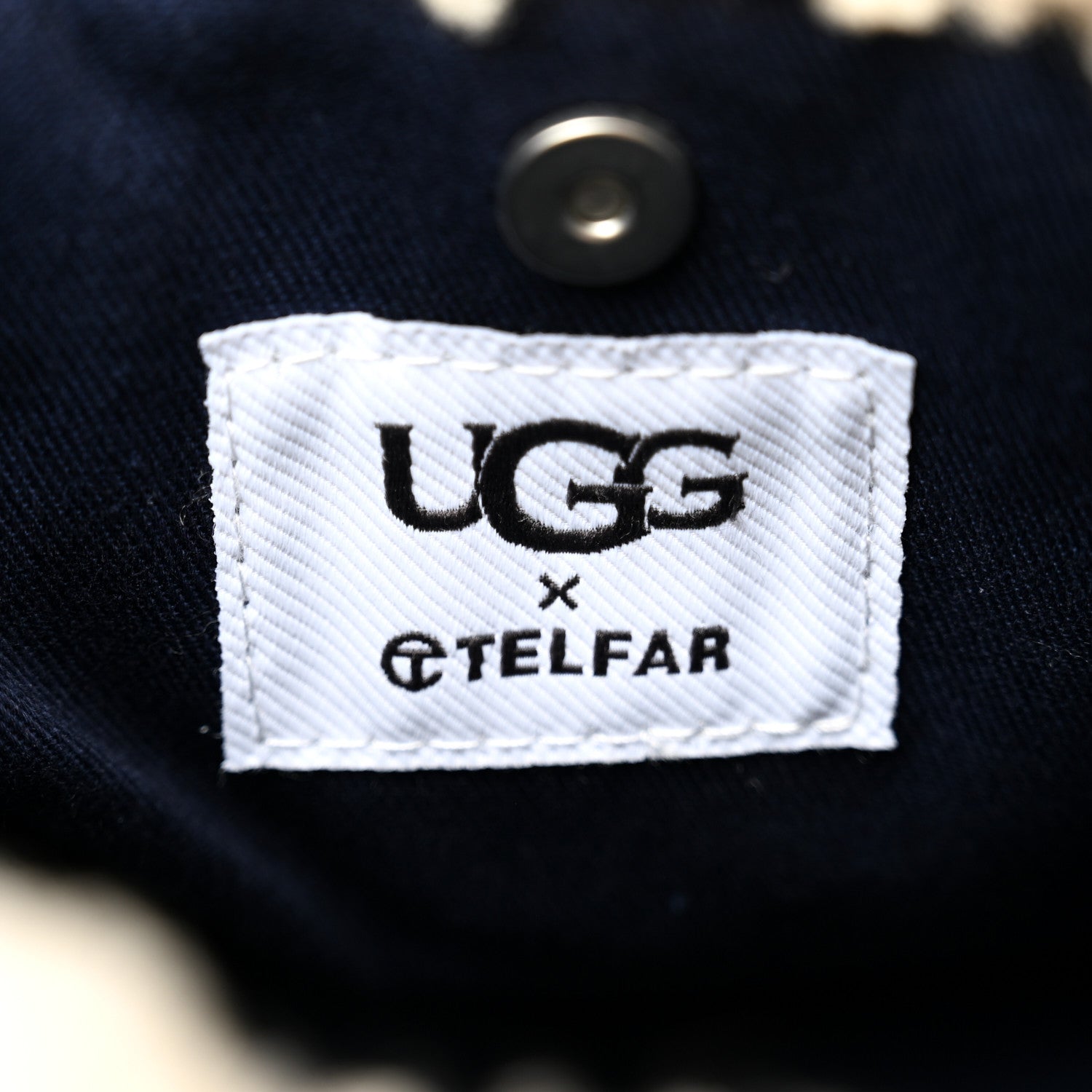 Telfar X UGG Denim Shearling Small Shopping Bag Raw Denim 6 of 10