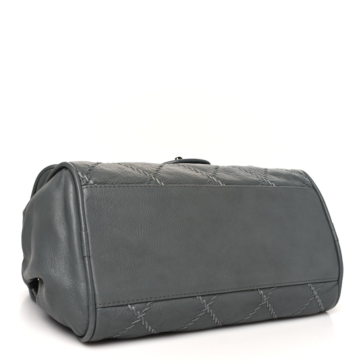Calfskin Ultimate Stitch Flap Gray