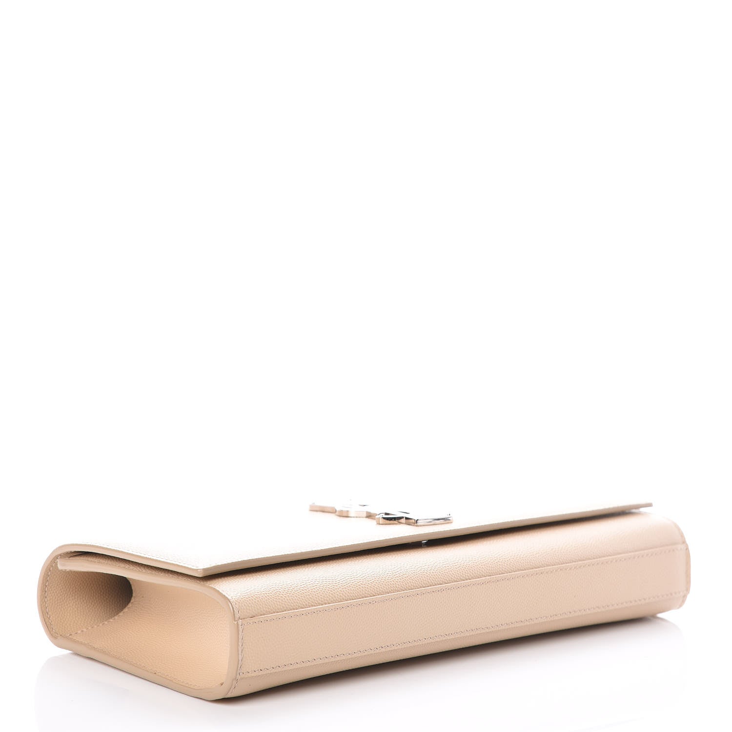 Saint Laurent Grain De Poudre Classic Monogram Cassandre Clutch Nude Powder 4 of 8