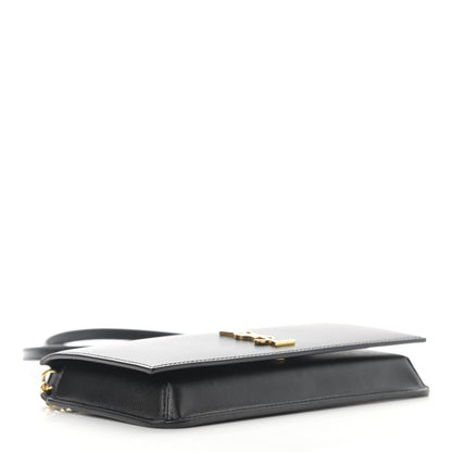 Saint Laurent Smooth Calfskin Monogram Phone Holder Crossbody Black 4 of 13