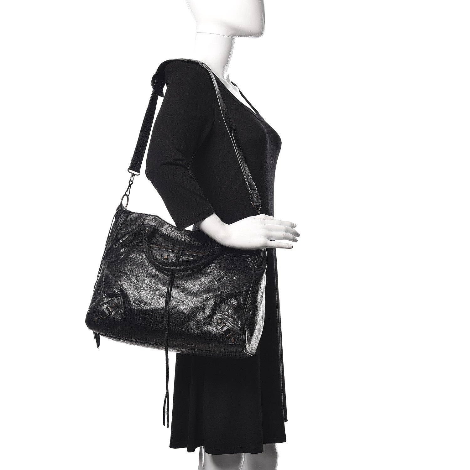 Balenciaga Agneau Classic Hardware Velo Black 2 of 13