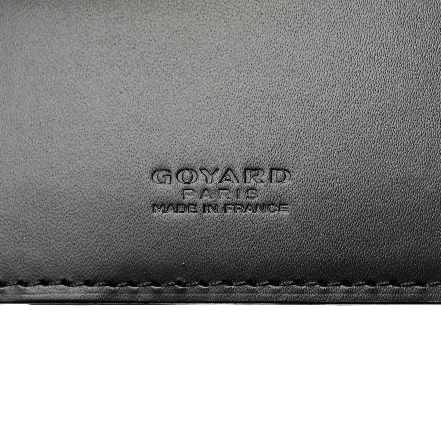 Goyardine Insert Victoire Card Wallet Black