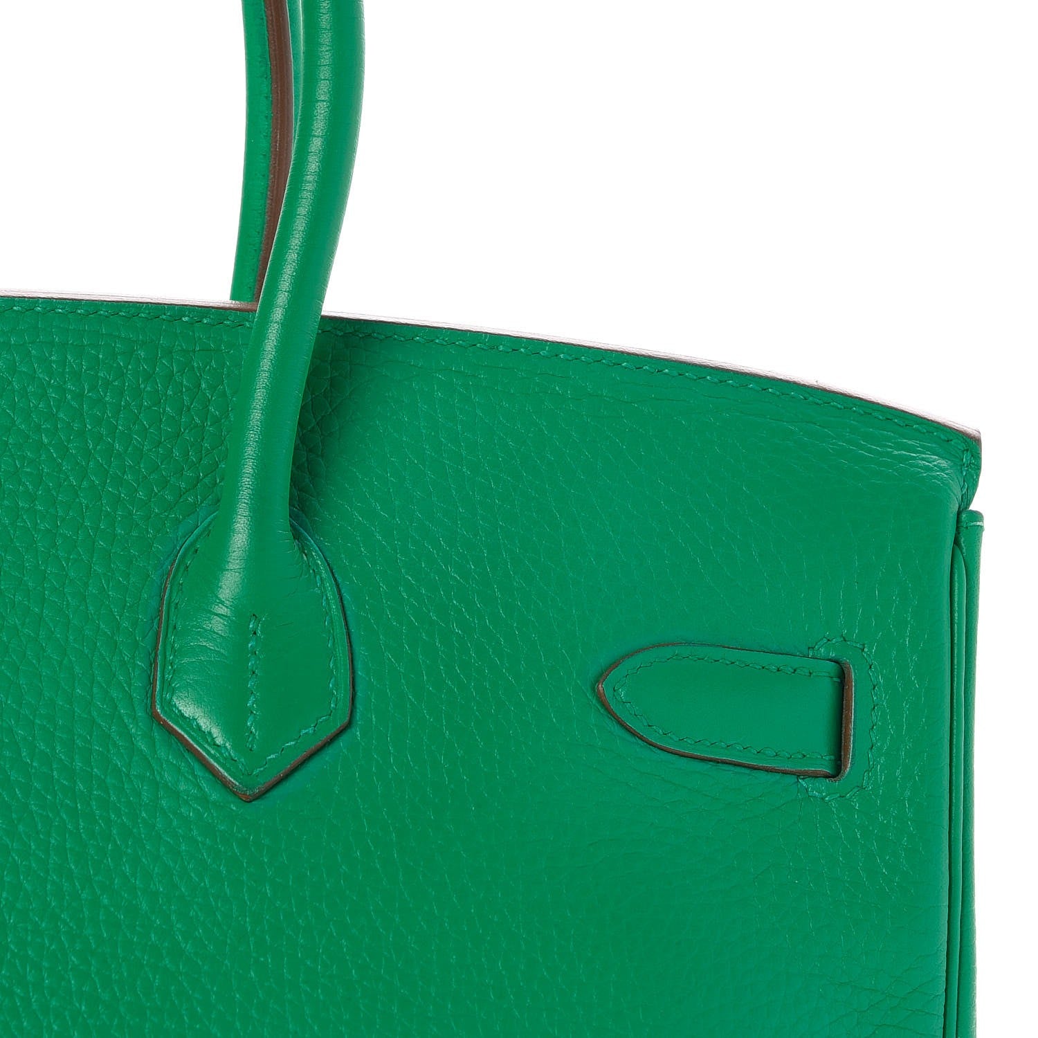 Hermes Taurillon Clemence Birkin 35 Menthe 13 of 36