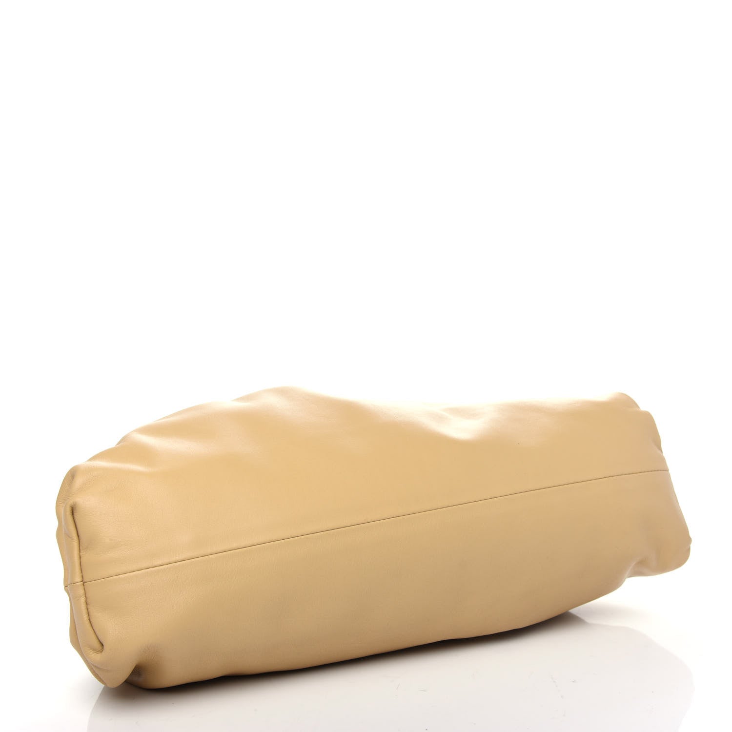 Bottega Veneta Smooth Butter Calf The Pouch Oversized Clutch Tapioca 4 of 6