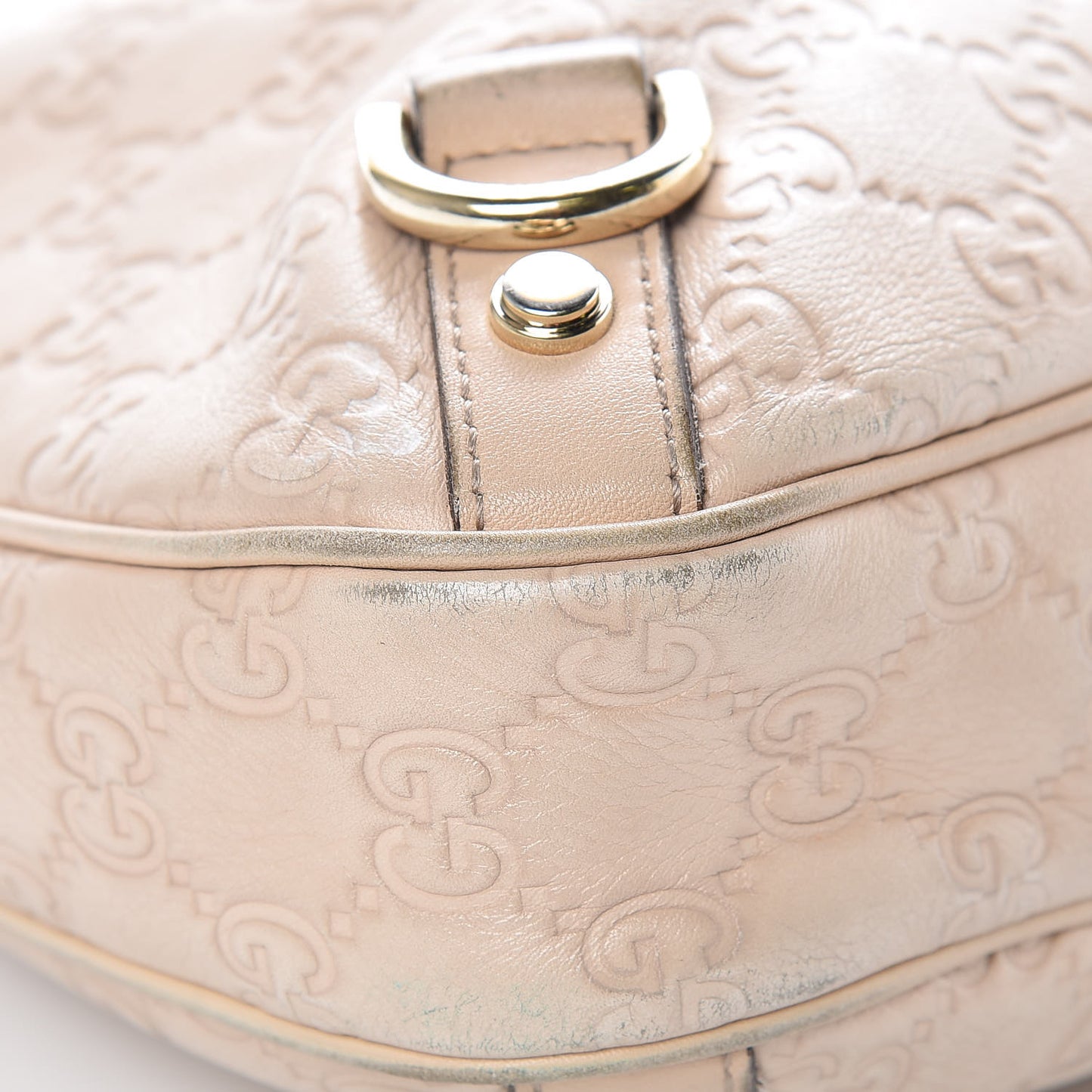 Guccissima Medium Abbey D Ring Hobo Pink