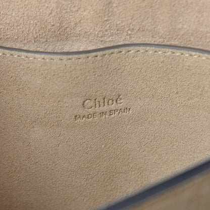 Chloe Suede Calfskin Small Faye Shoulder Bag Black 6 of 11