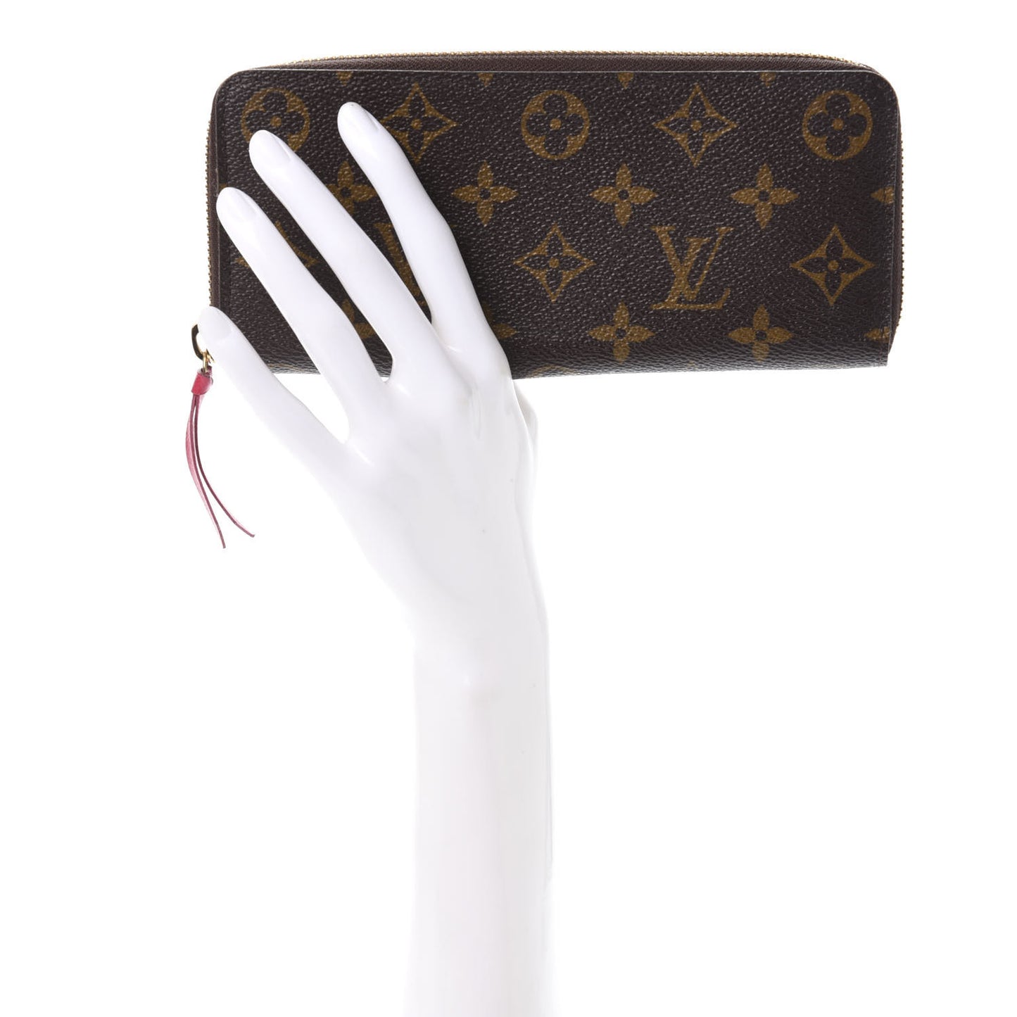 Monogram Clemence Wallet Fuchsia