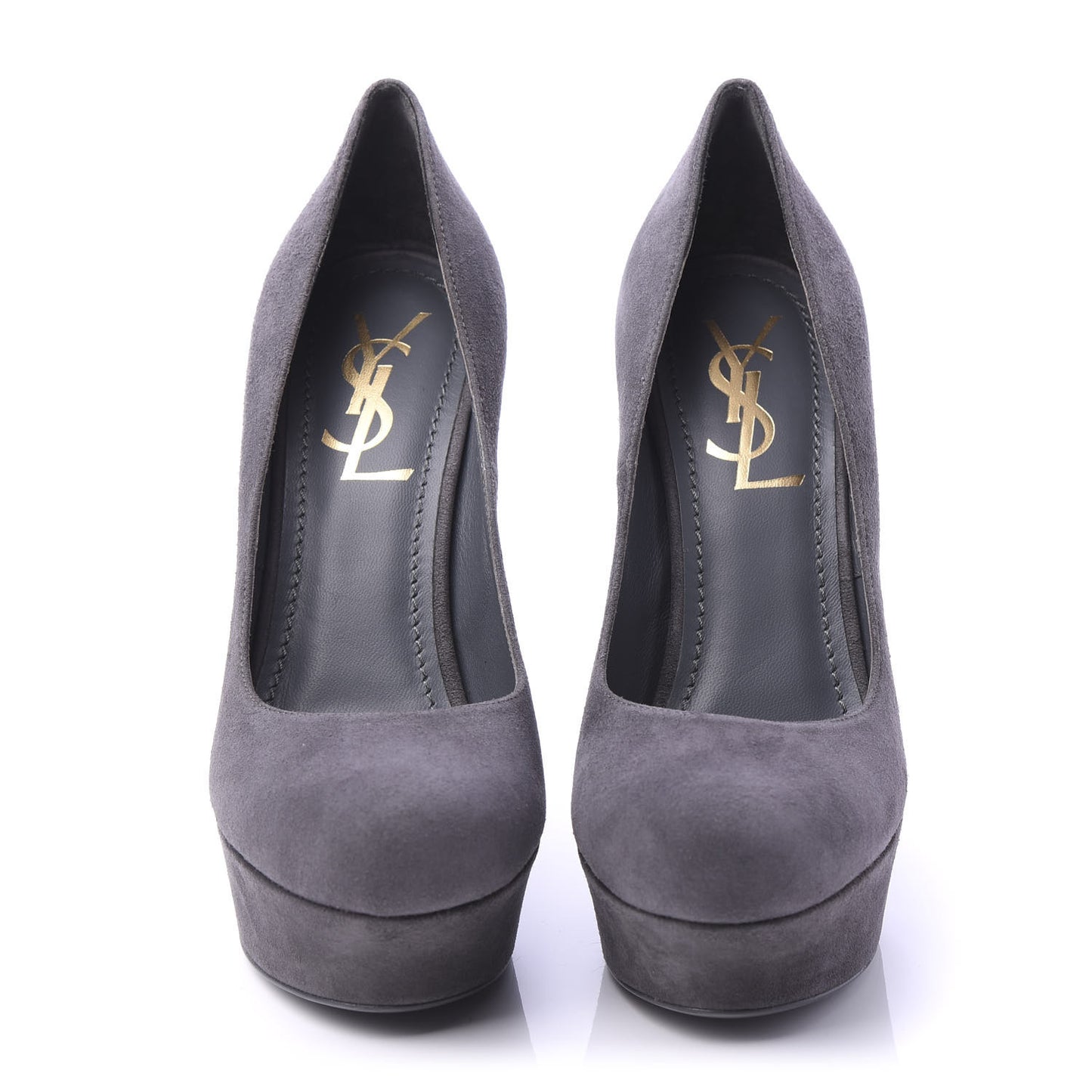 Kid Scamosciato Palais 105 Pumps 35.5 Flannel Gris