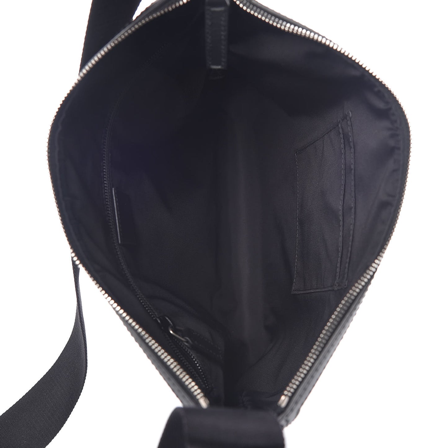 GG Supreme Monogram Web Messenger Bag Black