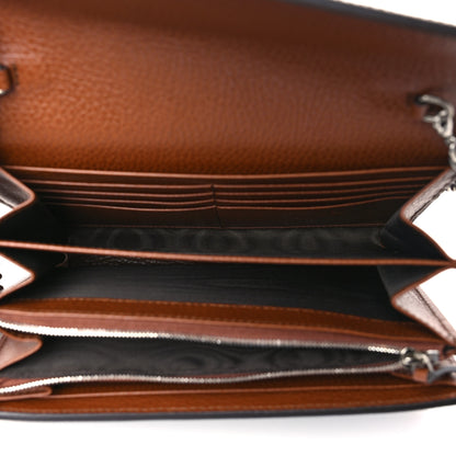 Gucci New Denim GG Monogram Dollar Calfskin Enamel Mini Dionysus Chain Wallet Blue Tea Cuir Epilog Electric Blue 5 of 9