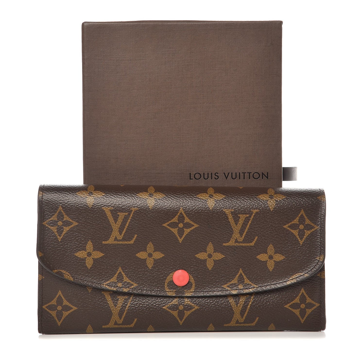 Monogram Emilie Wallet Poppy