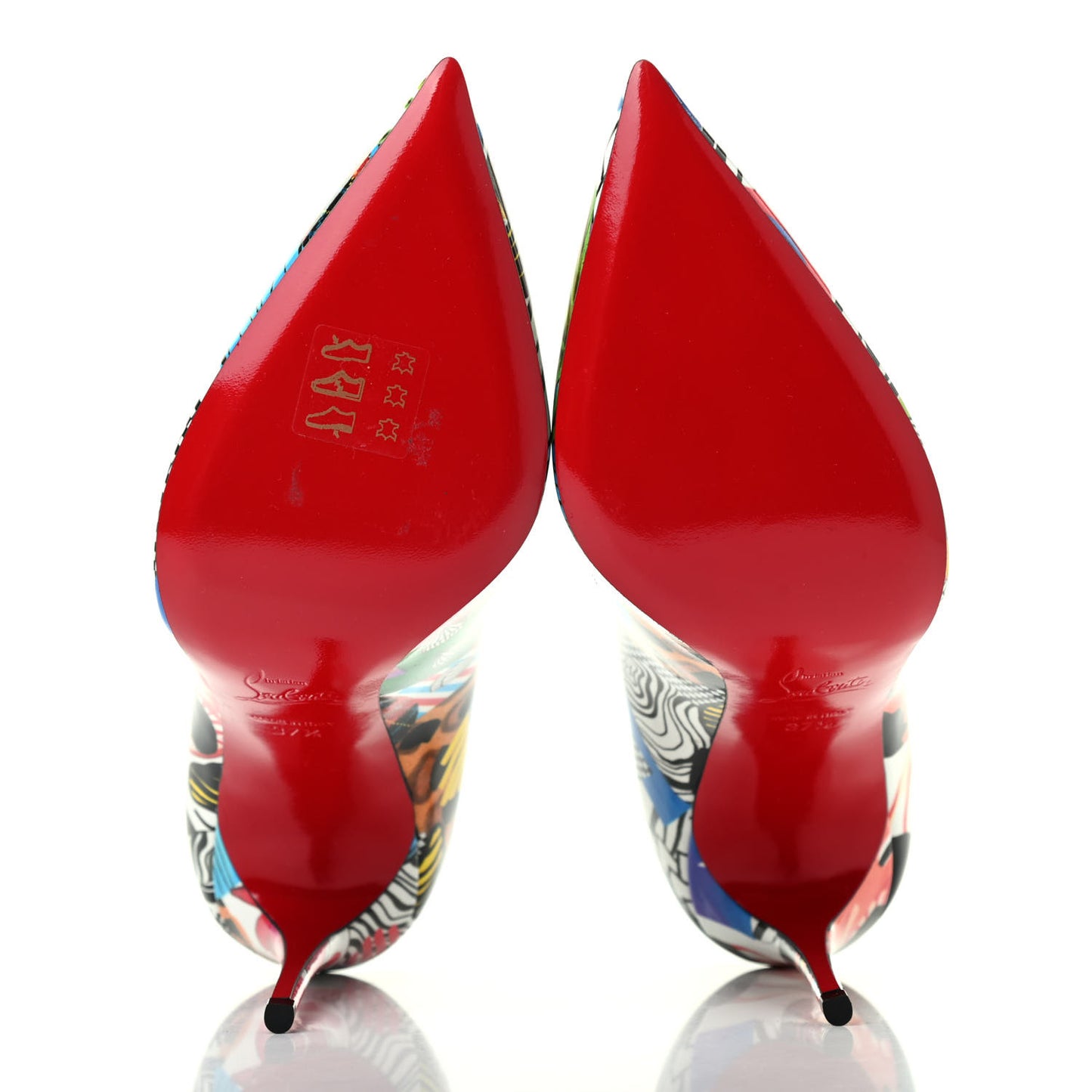 Patent Sapeur Hot Chick 100 Pumps 37.5 Multicolor
