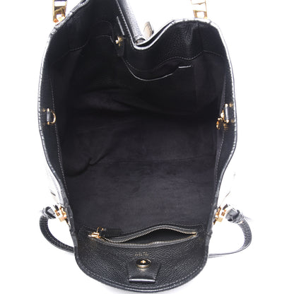 Tom Ford Grained Calfskin Sedgwick Medium Zipper Tote Black 4 of 11
