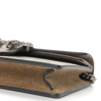 Gucci GG Supreme Monogram Super Mini Dionysus Shoulder Bag Taupe 9 of 11